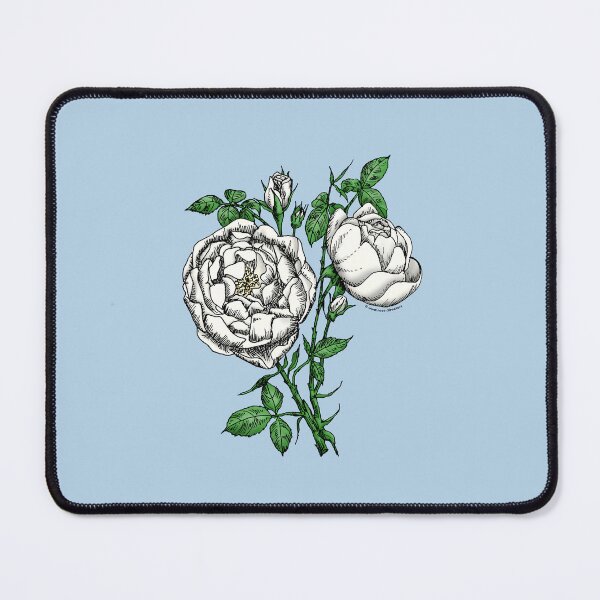 Item preview, White Cupped Rose Bloom Full 26-40 Petals In 3+ Rows designed and sold by Rachael Taylor.