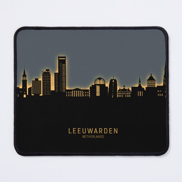 Item preview, Leeuwarden The Netherlands Skyline designed and sold by ArtPrints.