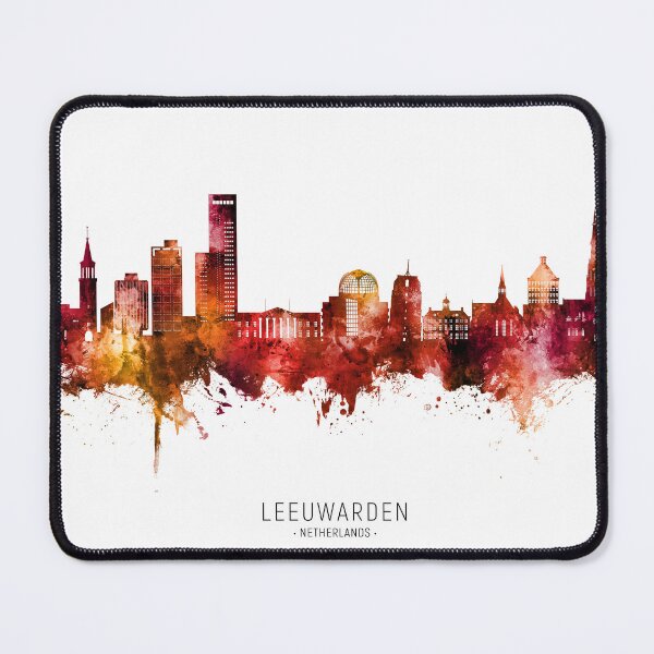 Item preview, Leeuwarden The Netherlands Skyline designed and sold by ArtPrints.