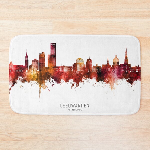 Item preview, Leeuwarden The Netherlands Skyline designed and sold by ArtPrints.