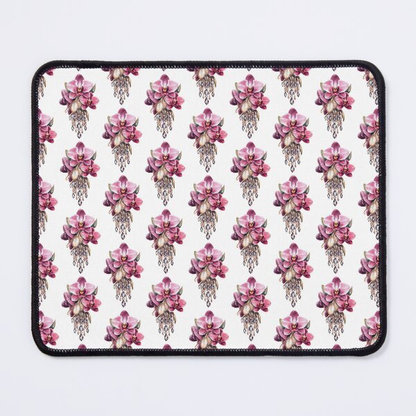 Item preview, Decoration with pink orchid and crystals designed and sold by kosmicwoman.