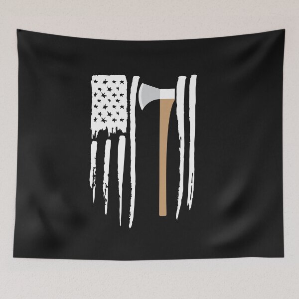 Item preview, USA Flag Chainsaw / Logger / Funny Chainsaw / Arborist designed and sold by Tee Hub.