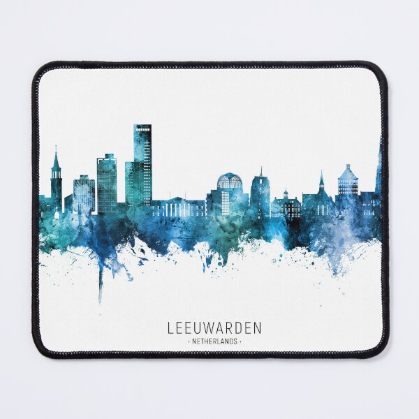 Item preview, Leeuwarden The Netherlands Skyline designed and sold by ArtPrints.