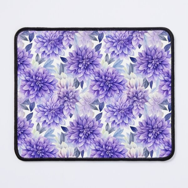 Item preview, Purple Dahlia Flower Pattern designed and sold by ViidoriImagine.