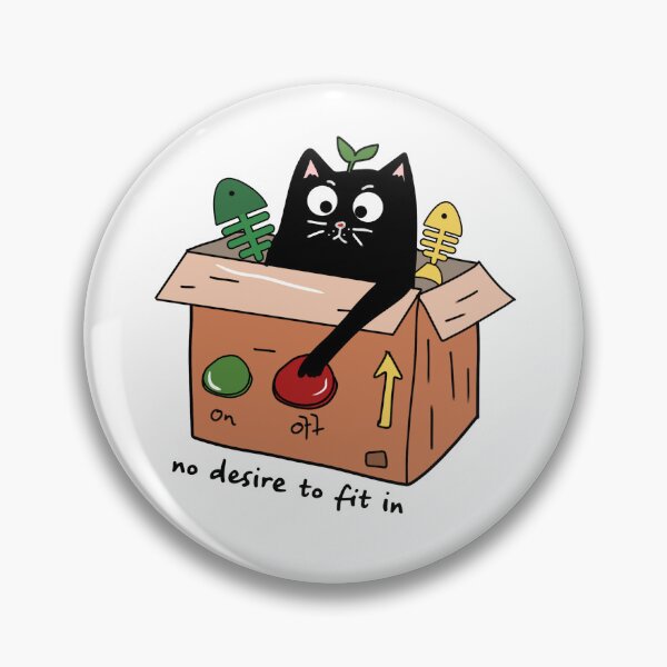 Item preview, No desire to fit in funny cat designed and sold by Acim0.
