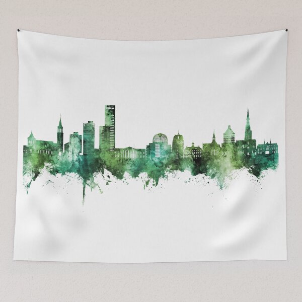 Item preview, Leeuwarden The Netherlands Skyline designed and sold by ArtPrints.