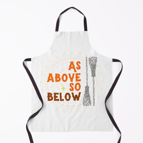 Item preview, As Above So Below Orange Broomstick designed and sold by WrenCemetery.