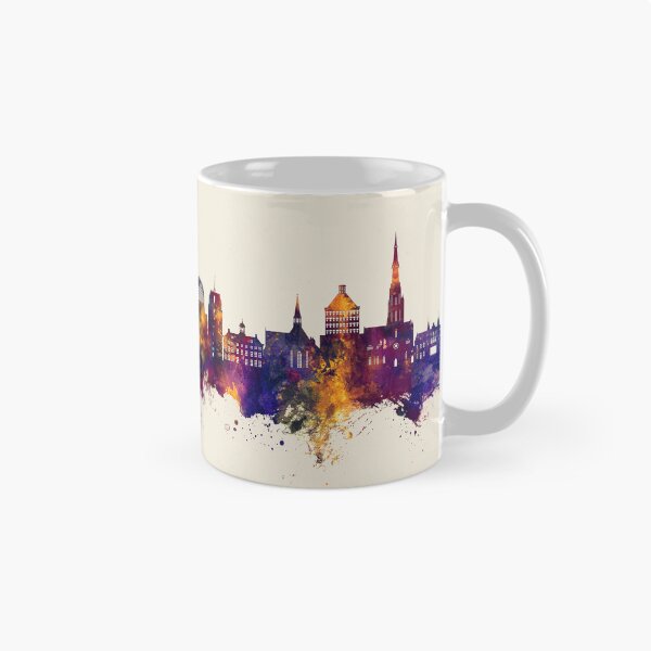 Item preview, Leeuwarden The Netherlands Skyline designed and sold by ArtPrints.
