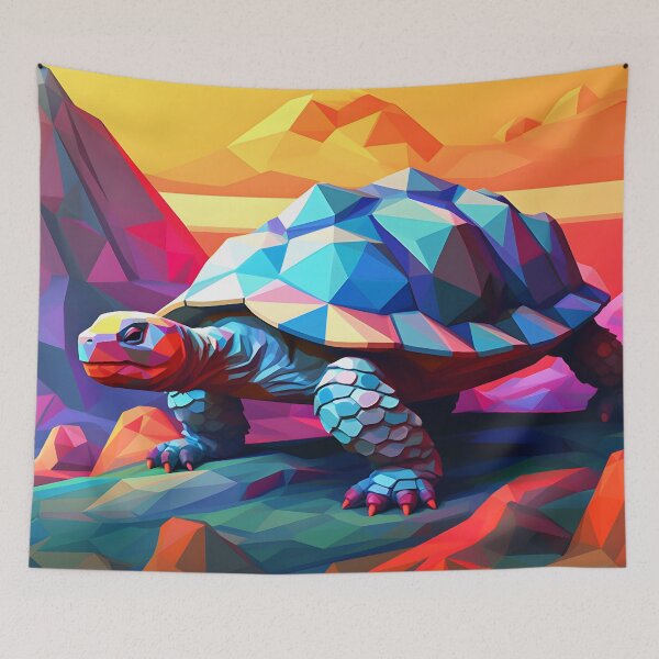 Item preview, Low Poly Turtle designed and sold by LegalGato.