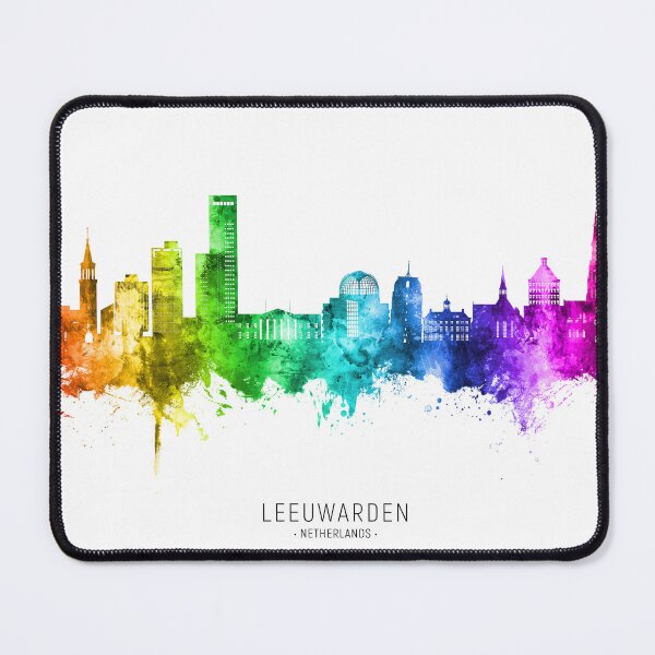 Item preview, Leeuwarden The Netherlands Skyline designed and sold by ArtPrints.