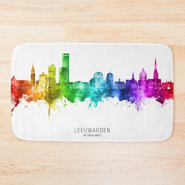 Item preview, Leeuwarden The Netherlands Skyline designed and sold by ArtPrints.
