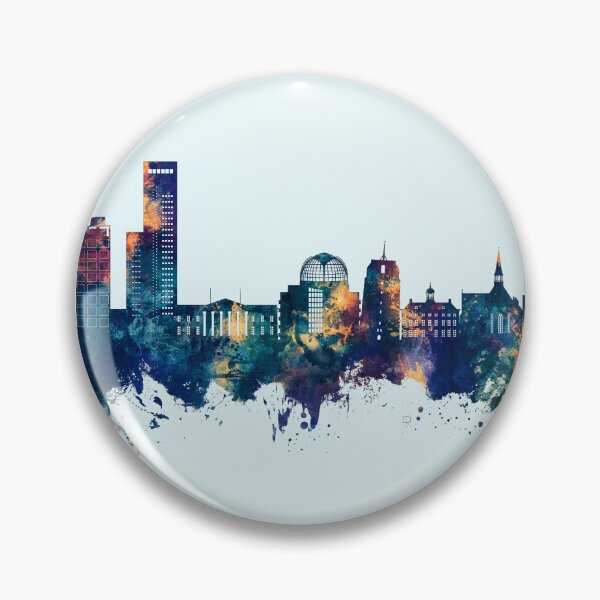 Item preview, Leeuwarden The Netherlands Skyline designed and sold by ArtPrints.