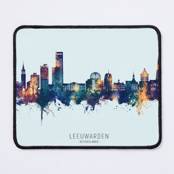 Item preview, Leeuwarden The Netherlands Skyline designed and sold by ArtPrints.