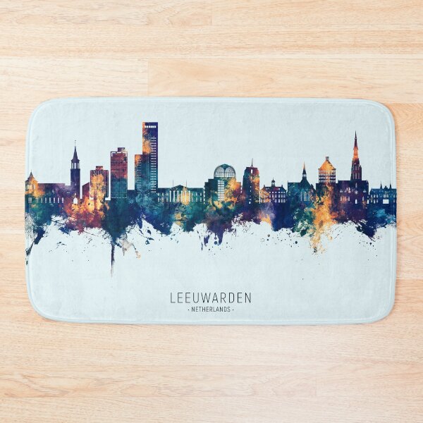 Item preview, Leeuwarden The Netherlands Skyline designed and sold by ArtPrints.