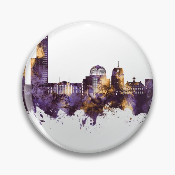 Item preview, Leeuwarden The Netherlands Skyline designed and sold by ArtPrints.