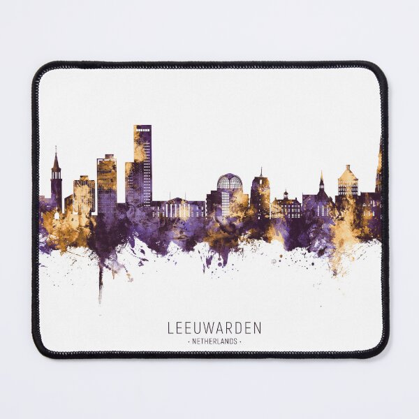 Item preview, Leeuwarden The Netherlands Skyline designed and sold by ArtPrints.