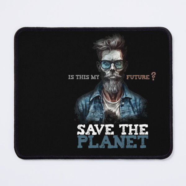 Item preview, Save the Planet 004 - Zombi-Hipster's dark premonition (on dark products) designed and sold by utopio-art.