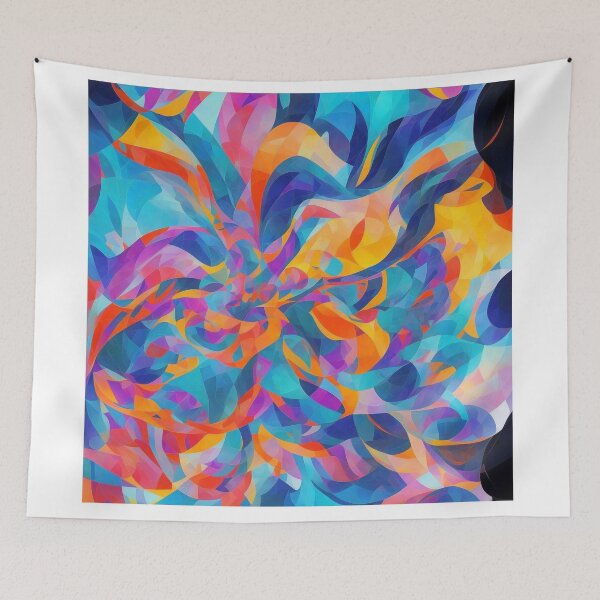 Item preview, Interpreting the Unseen: Journeying through Abstract Realms designed and sold by RedArtG09.