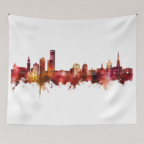 Item preview, Leeuwarden The Netherlands Skyline designed and sold by ArtPrints.