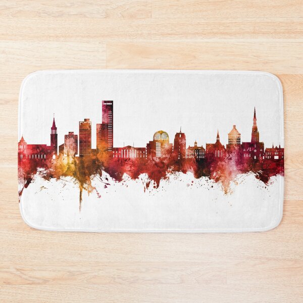 Item preview, Leeuwarden The Netherlands Skyline designed and sold by ArtPrints.