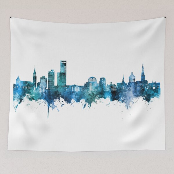 Item preview, Leeuwarden The Netherlands Skyline designed and sold by ArtPrints.