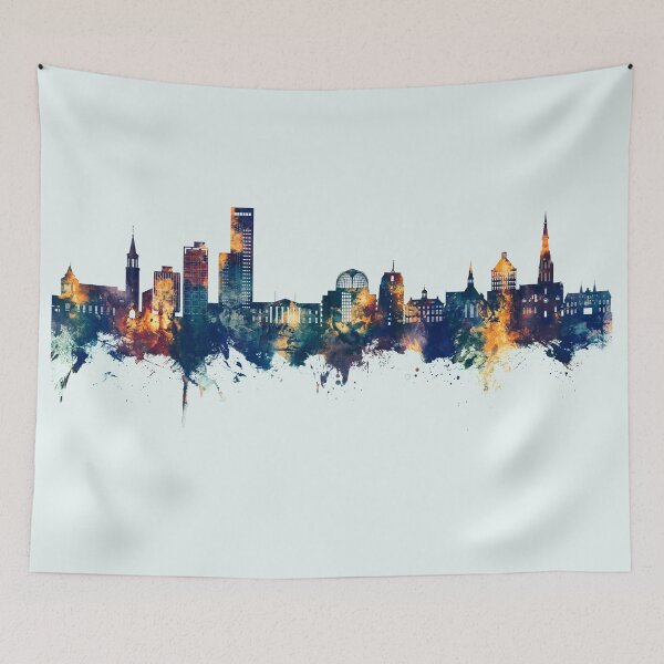 Item preview, Leeuwarden The Netherlands Skyline designed and sold by ArtPrints.