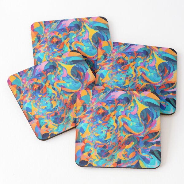 Item preview, Unveiling the Abstract Symphony: AI-guided Composition designed and sold by RedArtG09.