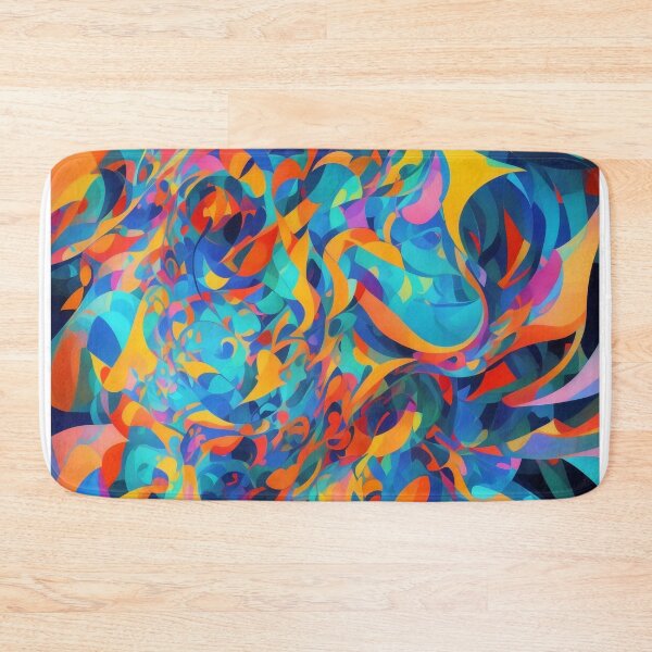 Item preview, Unveiling the Abstract Symphony: AI-guided Composition designed and sold by RedArtG09.