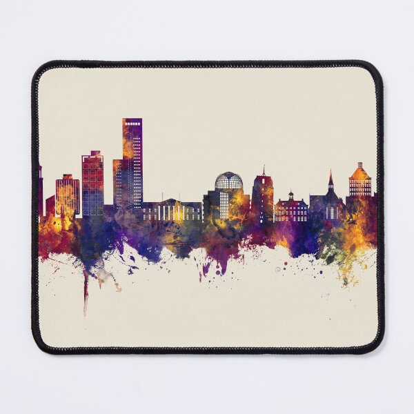 Item preview, Leeuwarden The Netherlands Skyline designed and sold by ArtPrints.