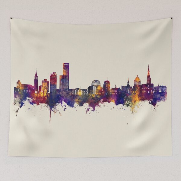 Item preview, Leeuwarden The Netherlands Skyline designed and sold by ArtPrints.