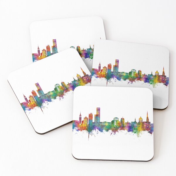 Item preview, Leeuwarden The Netherlands Skyline designed and sold by ArtPrints.