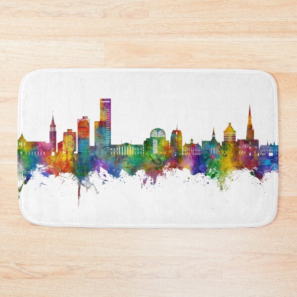 Item preview, Leeuwarden The Netherlands Skyline designed and sold by ArtPrints.