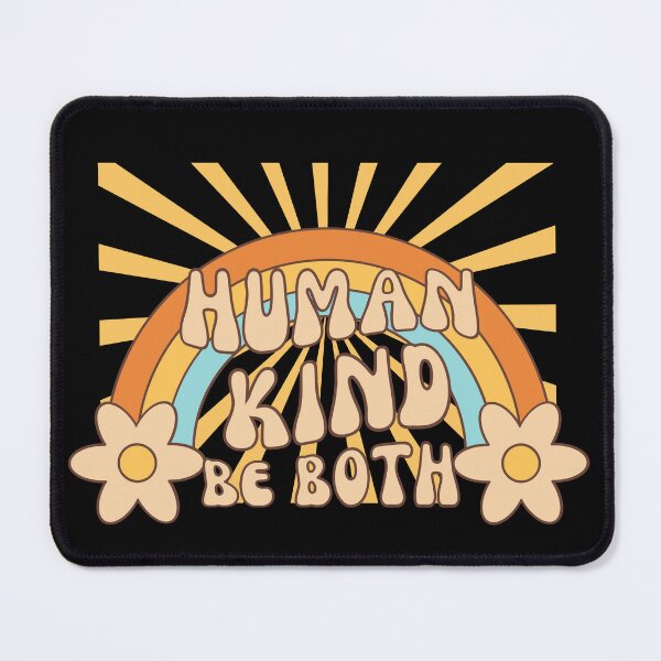 Item preview, Human Kind Be Both Rainbow Retro designed and sold by SunfullyYours.