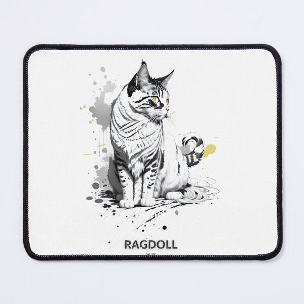 Item preview, Ragdoll cat brush sketch by CallisC Arts  designed and sold by CallisC-Arts.