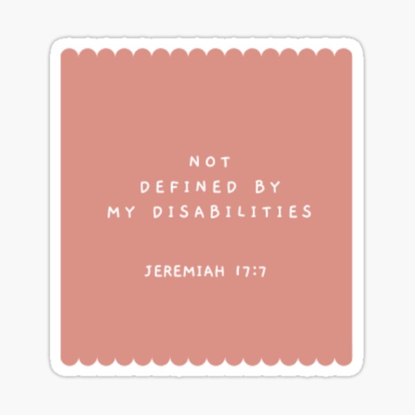 Jeremiah Bible Verse Stickers for Sale