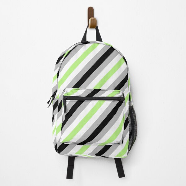 Item preview, Diagonally Striped Agender Pride Flag designed and sold by ontrendshirts.