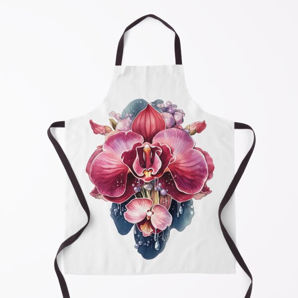 Item preview, Decoration with pink orchid and pearls designed and sold by kosmicwoman.