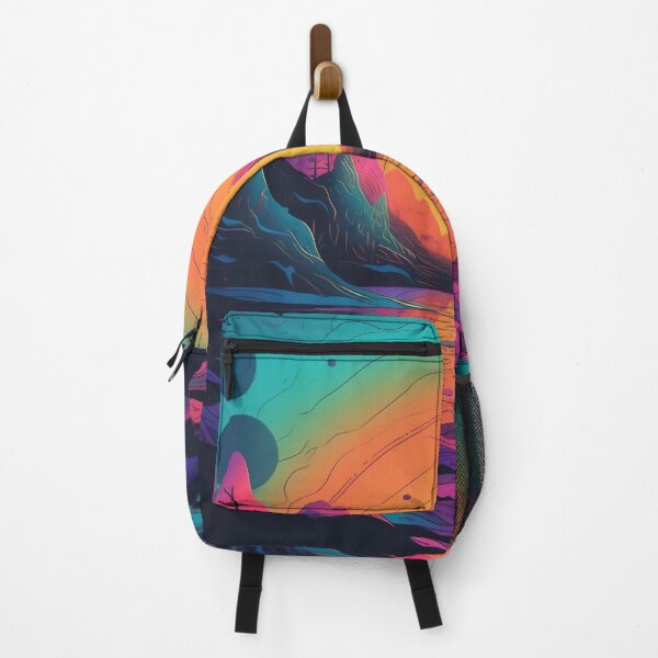 Item preview, Psychedelic Abstract Art Inspired By Nature: Vibrant Sunset designed and sold by OdysseyArtworks.