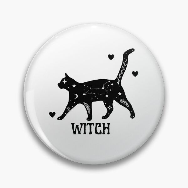 Item preview, Black Celestial Cat Witch designed and sold by WrenCemetery.