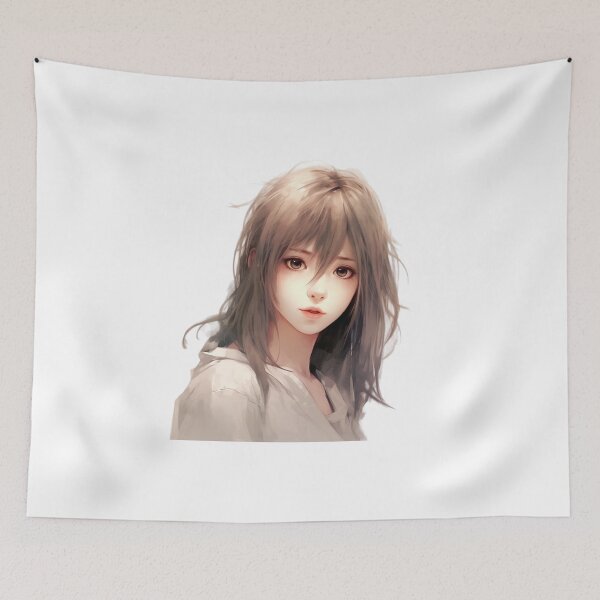 Item preview, Mysterious Manga Girl - Secrets and Intrigue designed and sold by Neuronexia.