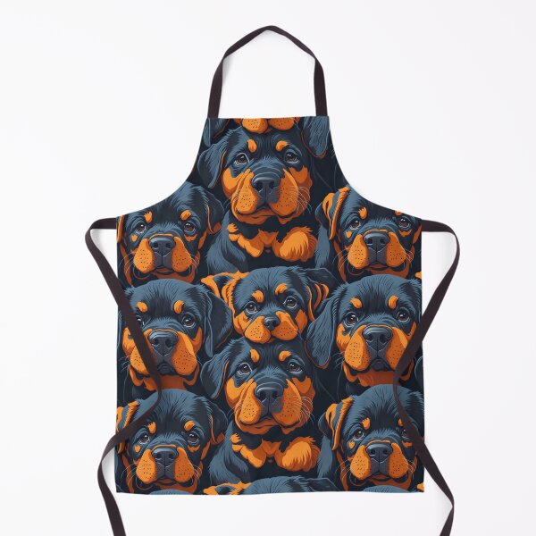 Item preview, Pattern of cartoon cute Rottweilers designed and sold by Pride-Casuals.