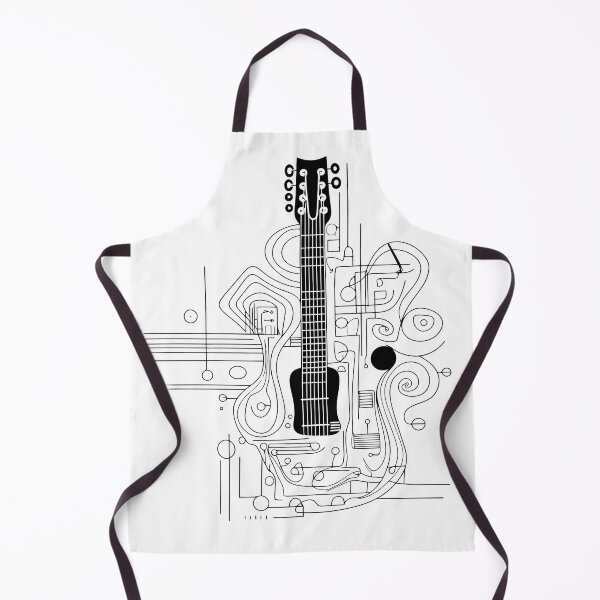 Item preview, Minimalist Abstract Guitar Lines designed and sold by Artwyz.