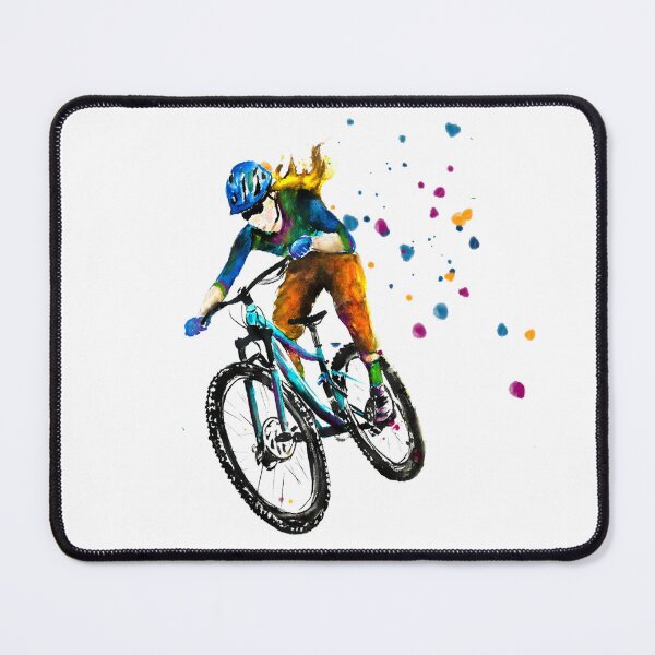 Item preview, Mountain biker with points designed and sold by CorneliaPilz.