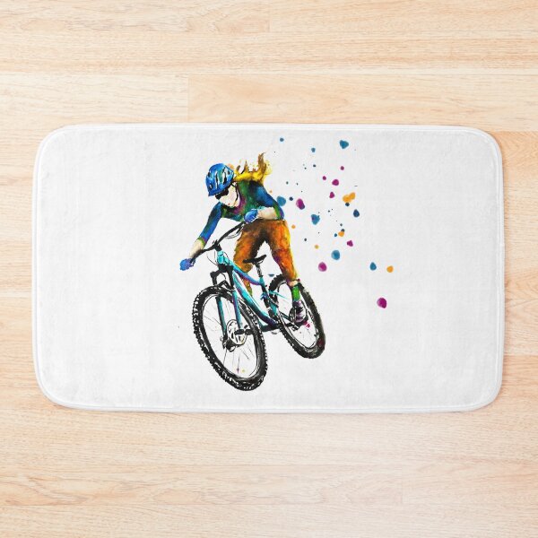 Item preview, Mountain biker with points designed and sold by CorneliaPilz.