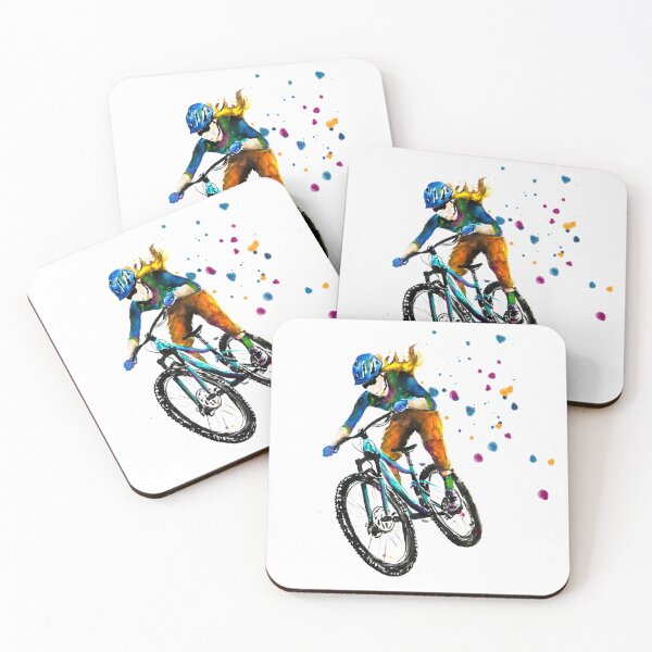 Item preview, Mountain biker with points designed and sold by CorneliaPilz.