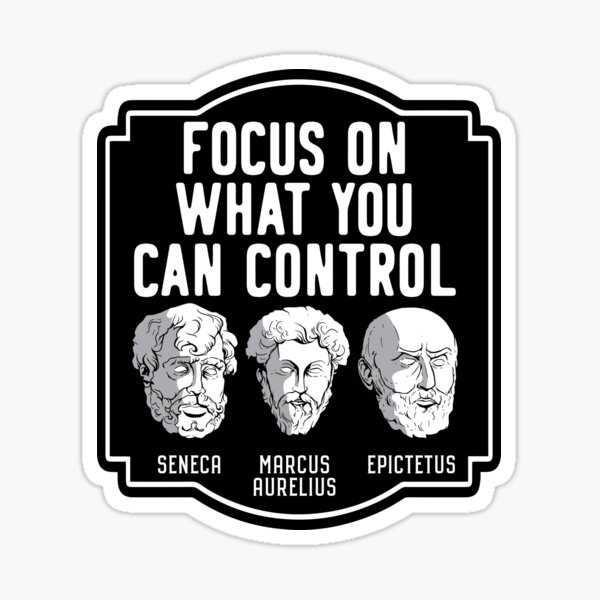 Item preview, Stoicism Focus Quore Stoic Philosophers Seneca Marcus Aurelius Epictetus designed and sold by Carl's Clothing.