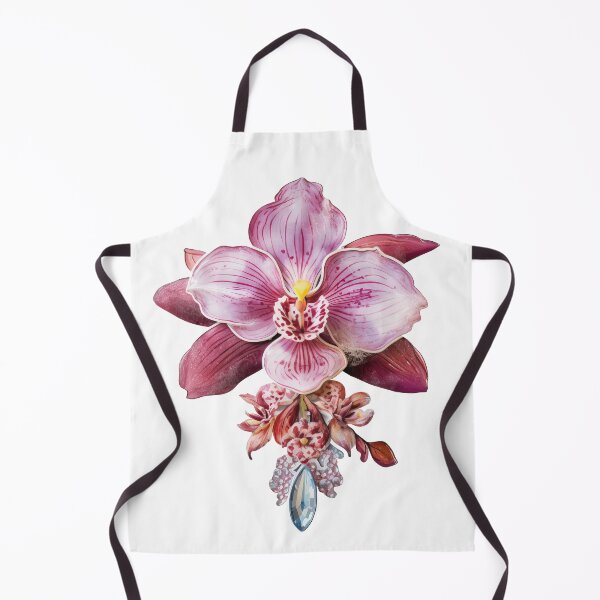 Item preview, Decoration with pink orchid and pearls designed and sold by kosmicwoman.
