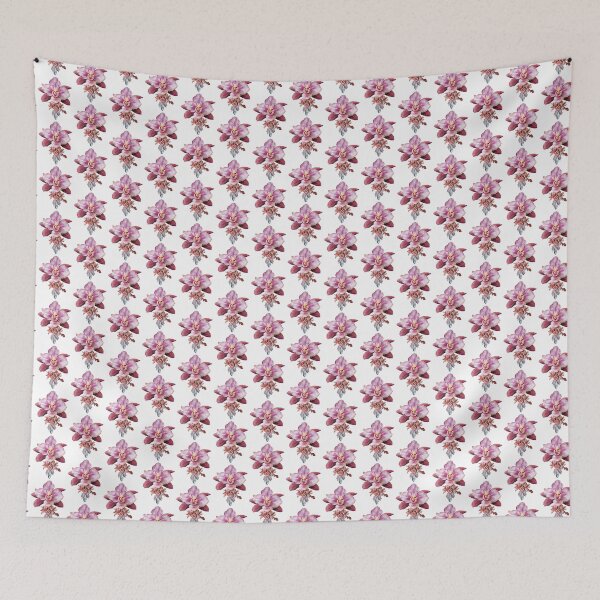 Item preview, Decoration with pink orchid and pearls designed and sold by kosmicwoman.