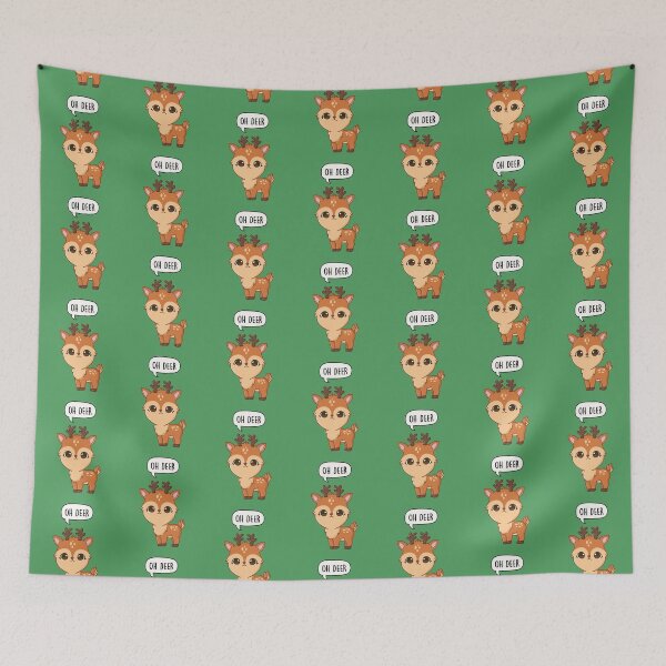 Item preview, Oh Deer - Cute Deer Pun designed and sold by LEFDDesigns.
