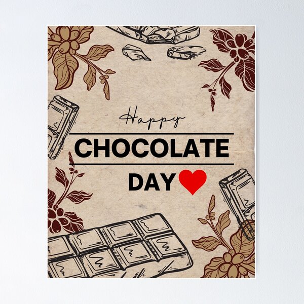 Happy Chocolate Day Vector & Photo (Free Trial) | Bigstock